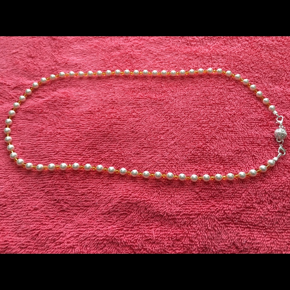 Swarovski Austrian Crystal Pearl Necklace